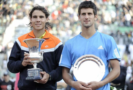 Rafael Nadal e Novak Djokovic