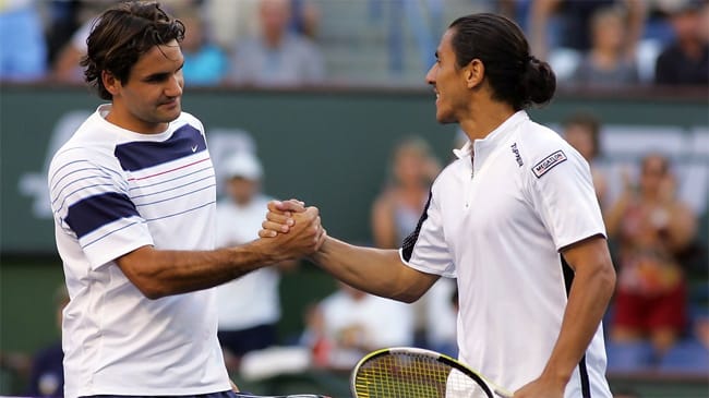 Roger Federer e Guillermo Canas