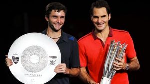 Gilles Simon e Roger Federer