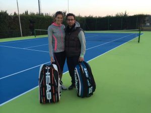  Irina Buryachok con Marco Palaia dopo un allenamento