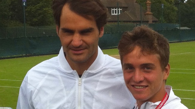Roger Federer e Marco Mosciatti