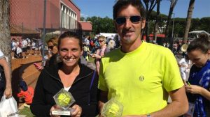 Roberta Vinci e Francesco Cinà