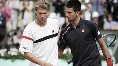 Andreas Seppi e Novak Djokovic