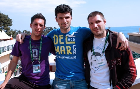 Nicola Corrente, Fabio Colangelo e Alessandro Nizegorodcew