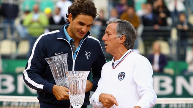 Roger Federer e Sergio Palmieri
