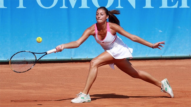 ITF: Corinna Dentoni a segno, botto Fournerie