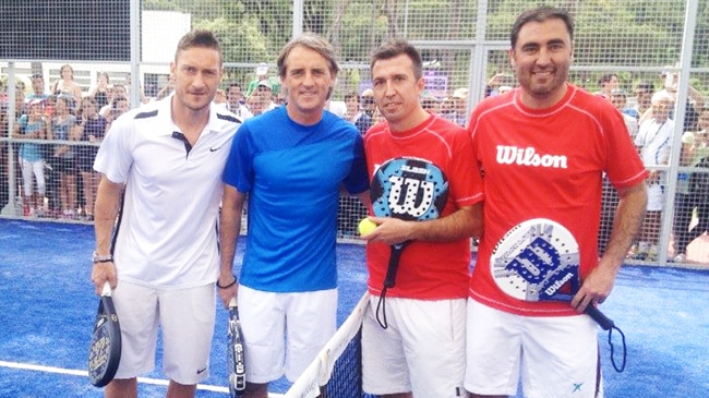 Il TC Le Molette al Foro Italico… con Totti e Mancini