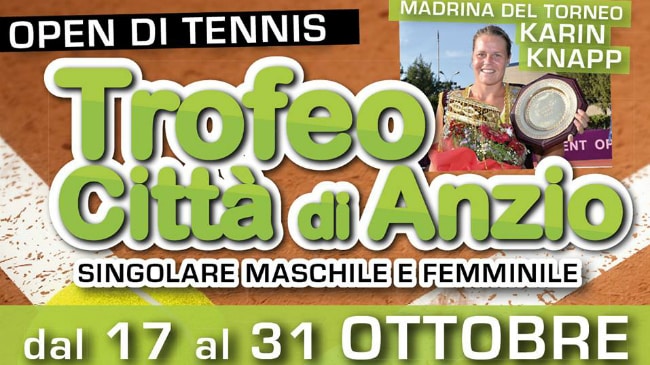 Karin Knapp madrina del primo Open città di Anzio