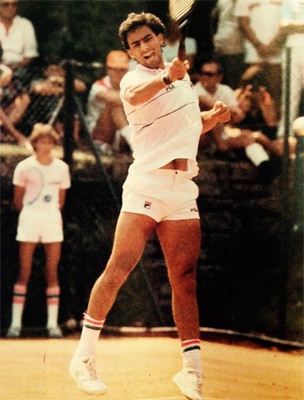 Claudio Pistolesi, Coppa Valerio 1985 (Foto Museo del Tennis)