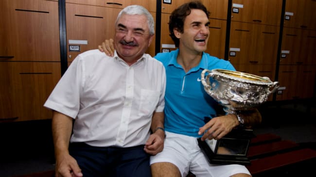 Federer e Sampras han genitori invisibili: un caso?