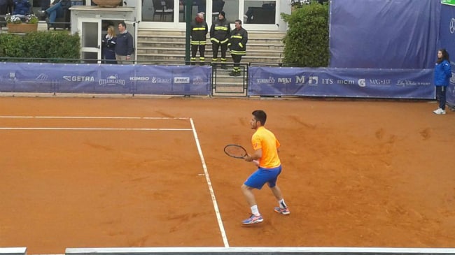 Thomas Fabbiano al Challenger Napoli