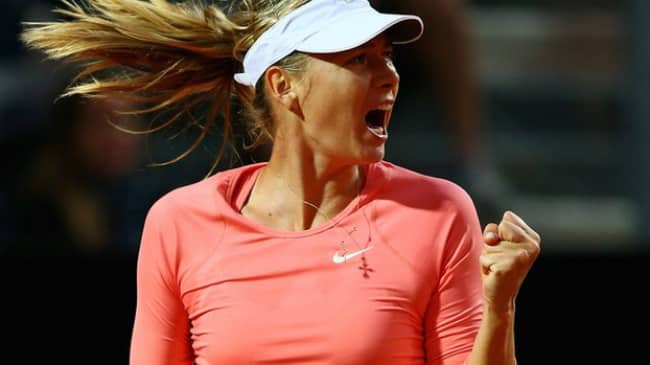 Roma, Sharapova in finale e di nuovo numero 2