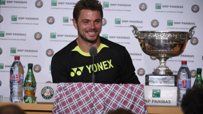 Wawrinka pantaloncini Roland Garros