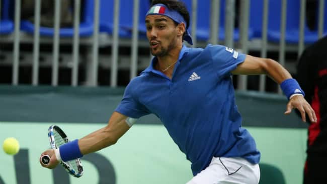 Coppa Davis: Fabio Fognini pareggia i conti