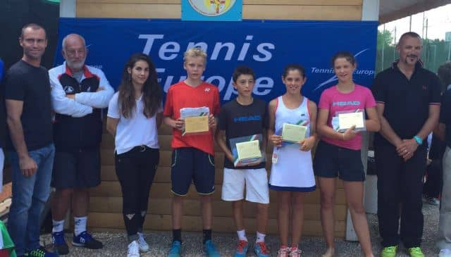 Tennis Europe Padova U12: trionfano Gandolfi e Pedone