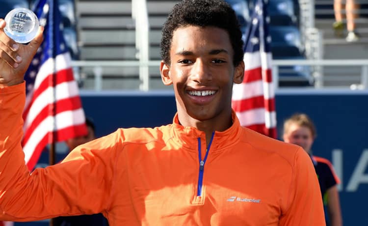 Us Open Junior: Felix Auger-Aliassime e la voglia di bruciare le tappe