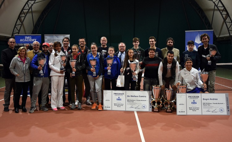 Il Tennis Tour lombardo premia tutti i vincitori 2017