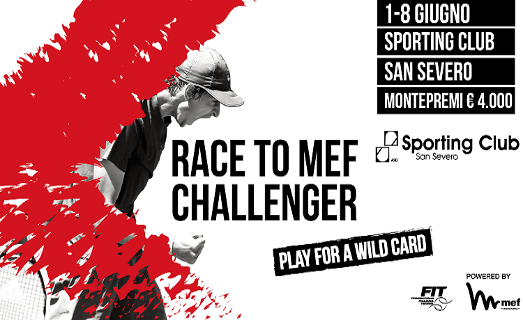 Race to MEF Challenger, a San Severo la seconda tappa