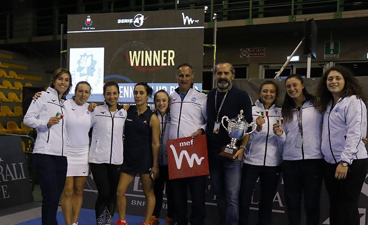 Serie A1 femminile, TC Prato campione d’Italia