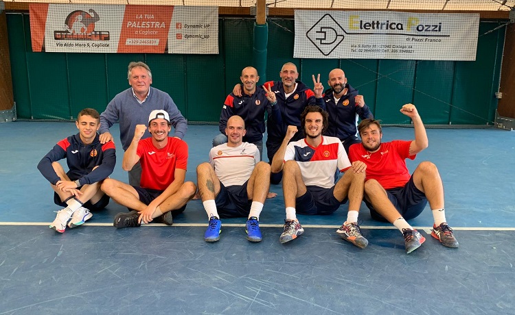 Il Club Tennis Ceriano festeggia la promozione della squadra maschile in Serie B2