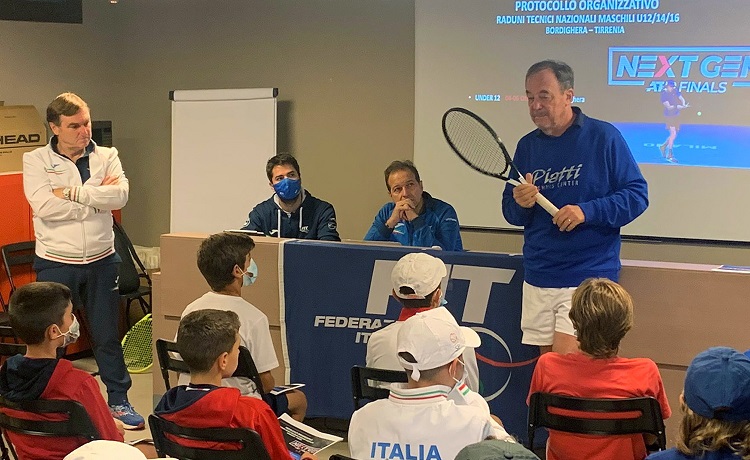 Formazione continua al Piatti Tennis Center: anche i futuri tecnici FIT a lezione a Bordighera