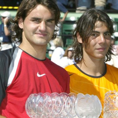 Roger Federer e Rafa Nadal - foto Getty
