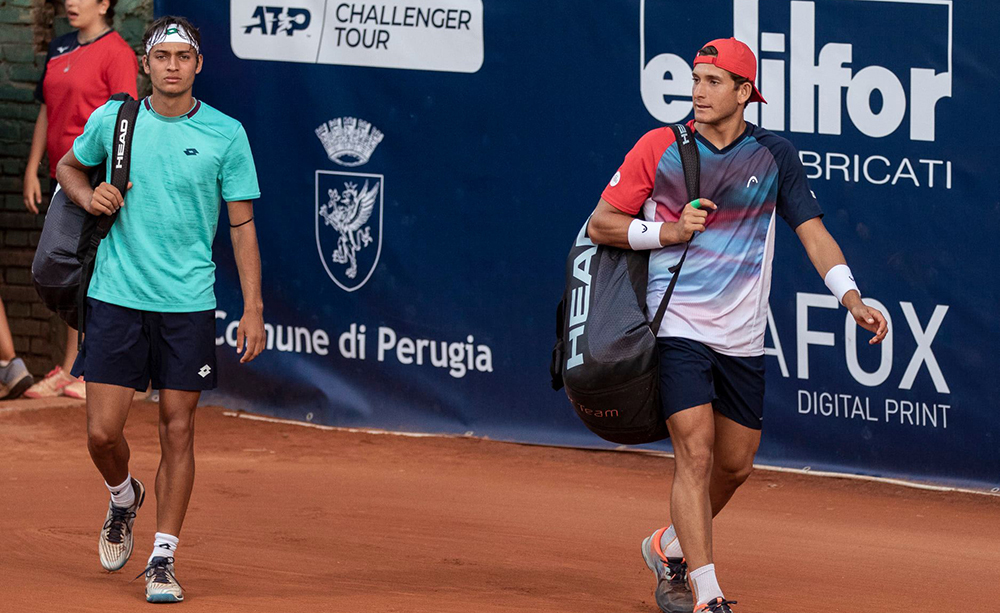 Flavio Cobolli e Francesco Passaro - Foto Marta Magni/MEF Tennis Events