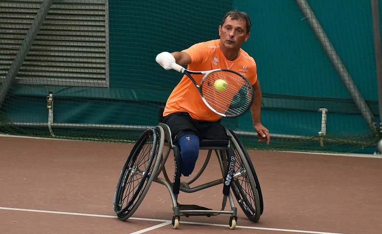 Insaziabile Alberto Saja: è campione d’Italia nel tennis in carrozzina per il terzo anno di fila