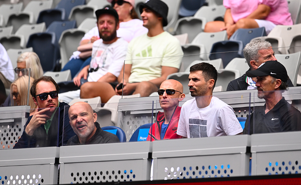 Alex Vittur, Jerome Bianchi, Umberto Ferrara, Simone Vagnozzi e Darren Cahill - Foto Ray Giubilo