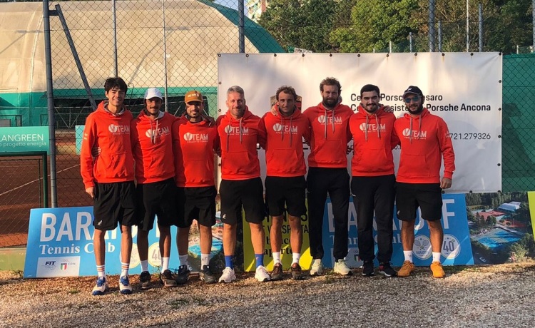 Un V-Team in grande spolvero demolisce Pesaro: 6-0 al Tc Baratoff