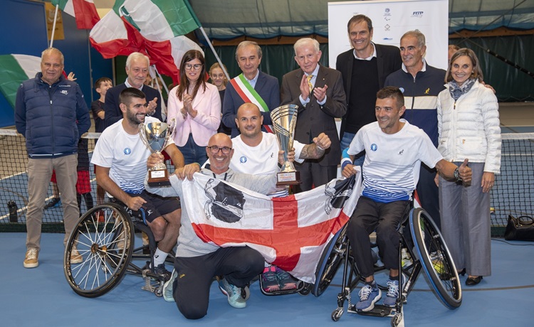 Al Tc Terranova di Olbia lo scudetto del tennis in carrozzina