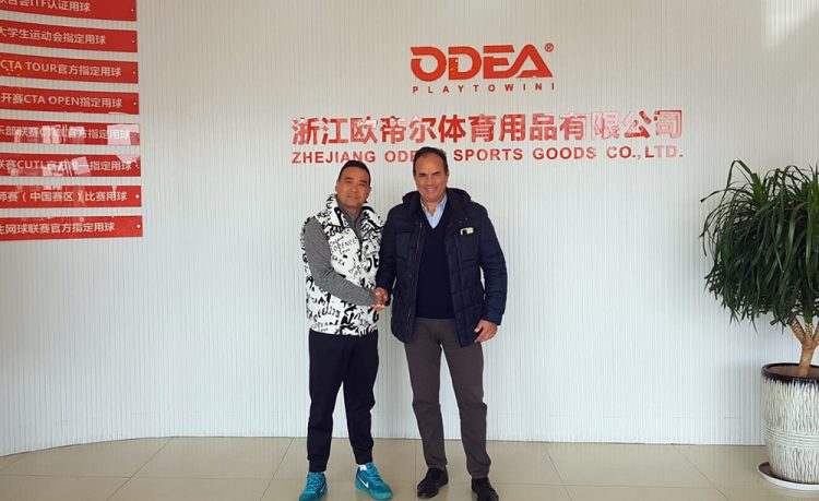 Fabrizio Caldarone e Mr. Change, fondatore e proprietario di ODEA