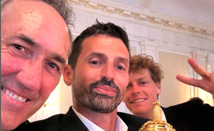 Darren Cahill, Simone Vagnozzi e Jannik Sinner