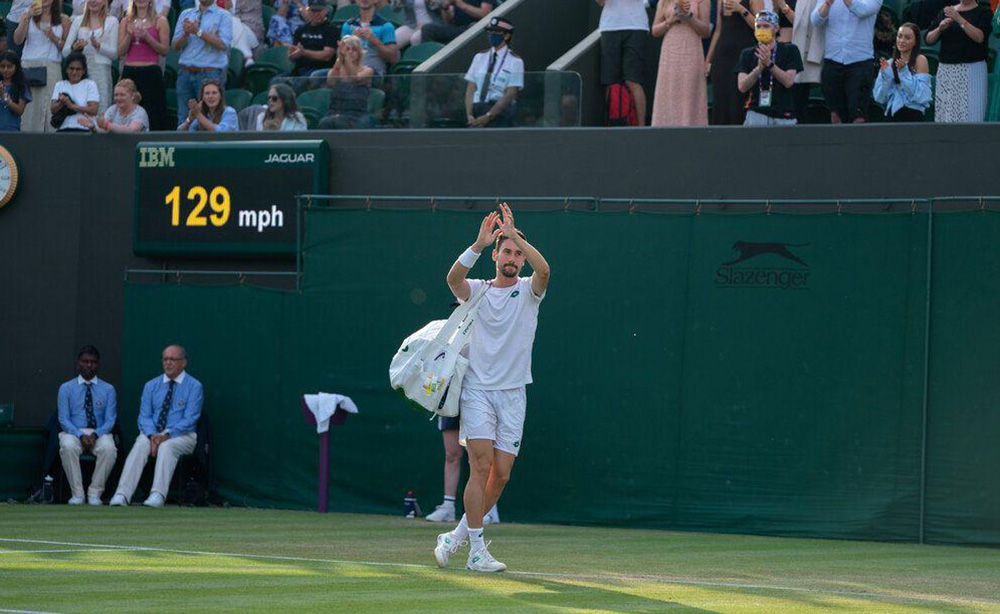 Mager a Wimbledon