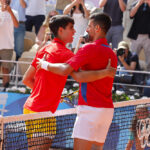 Carlos Alcaraz e Novak Djokovic a Parigi - Henri Szwarc / Starface
