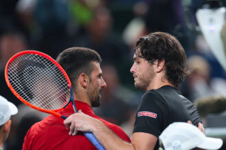 Novak Djokovic e Taylor Fritz - Foto Chine Nouvelle/SIPA