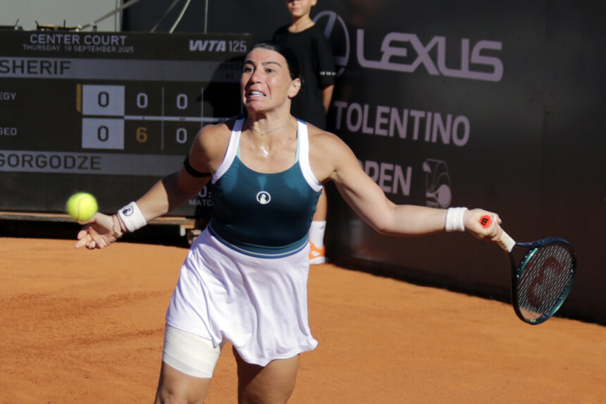 La georgiana Ekaterina Gorgodze (foto Ludovico Cecoli)