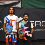 Il vincitore del Trofeo Erca Alessandro Ingarao (destra) con il finalista Massimiliano De Pasquale - Foto GAME