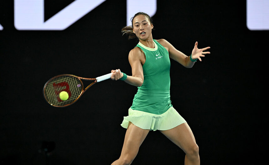 Zheng Qinwen - Foto Ray Giubilo