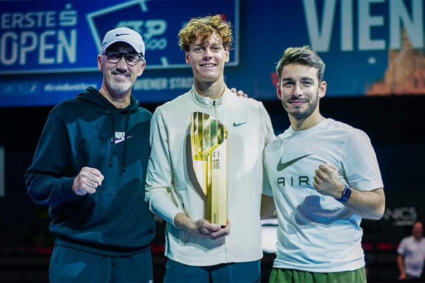 Darren Cahill, Jannik Sinner e Giacomo Naldi
