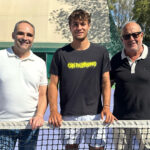Giuseppe Bianco, Flavio Cobolli e Marcello Marchesini - Foto MEF Tennis Events