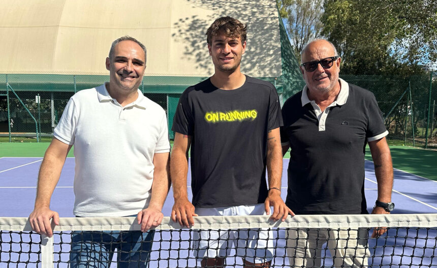 Giuseppe Bianco, Flavio Cobolli e Marcello Marchesini - Foto MEF Tennis Events
