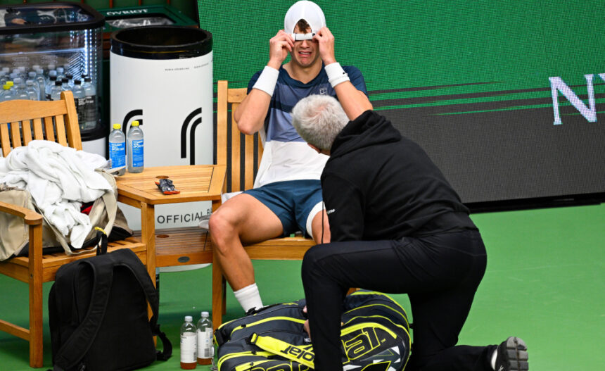 Holger Rune, ATP Stoccolma - Photo by Anders Wiklund/TT/Shutterstock