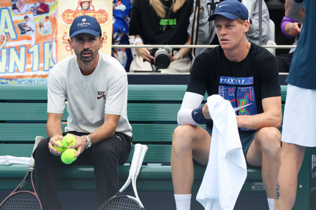 Simone Vagnozzi e Jannik Sinner a Pechino - Photo Courtesy of China Open