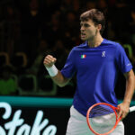 Tennis, DAVIS CUP FINAL 2025, Italy vs Austria, Flavio Cobolli (ITA), Bologna, Italy, November 19, 2025. Foto Felice Calabro'