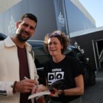 Novak Djokovic e Serena Sartini