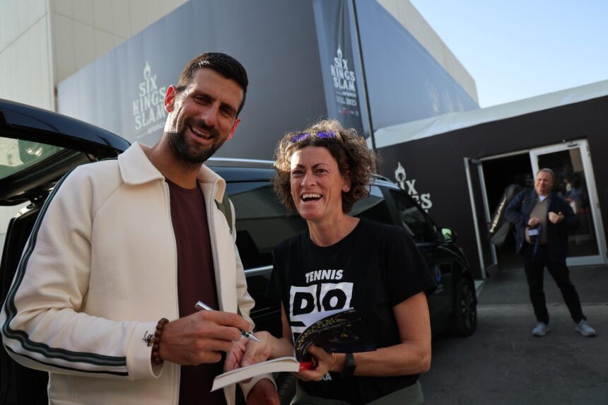 Novak Djokovic e Serena Sartini