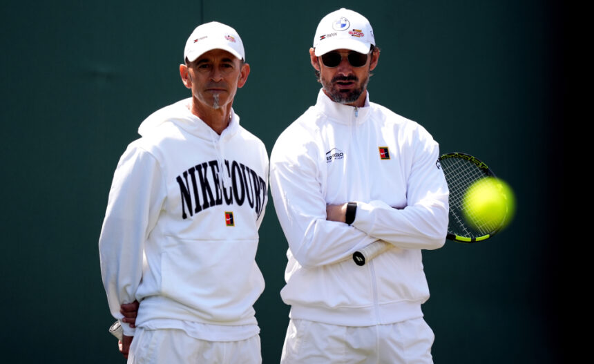 Samuel Lopez e Juan Carlos Ferrero - Foto Mike Egerton/IPA