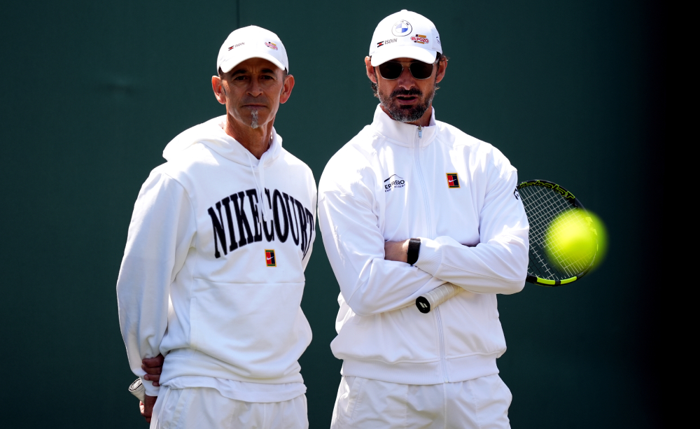 Samuel Lopez e Juan Carlos Ferrero - Foto Mike Egerton/IPA