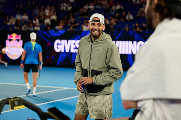 Nick Kyrgios durante il Red Bull Bassline 2026